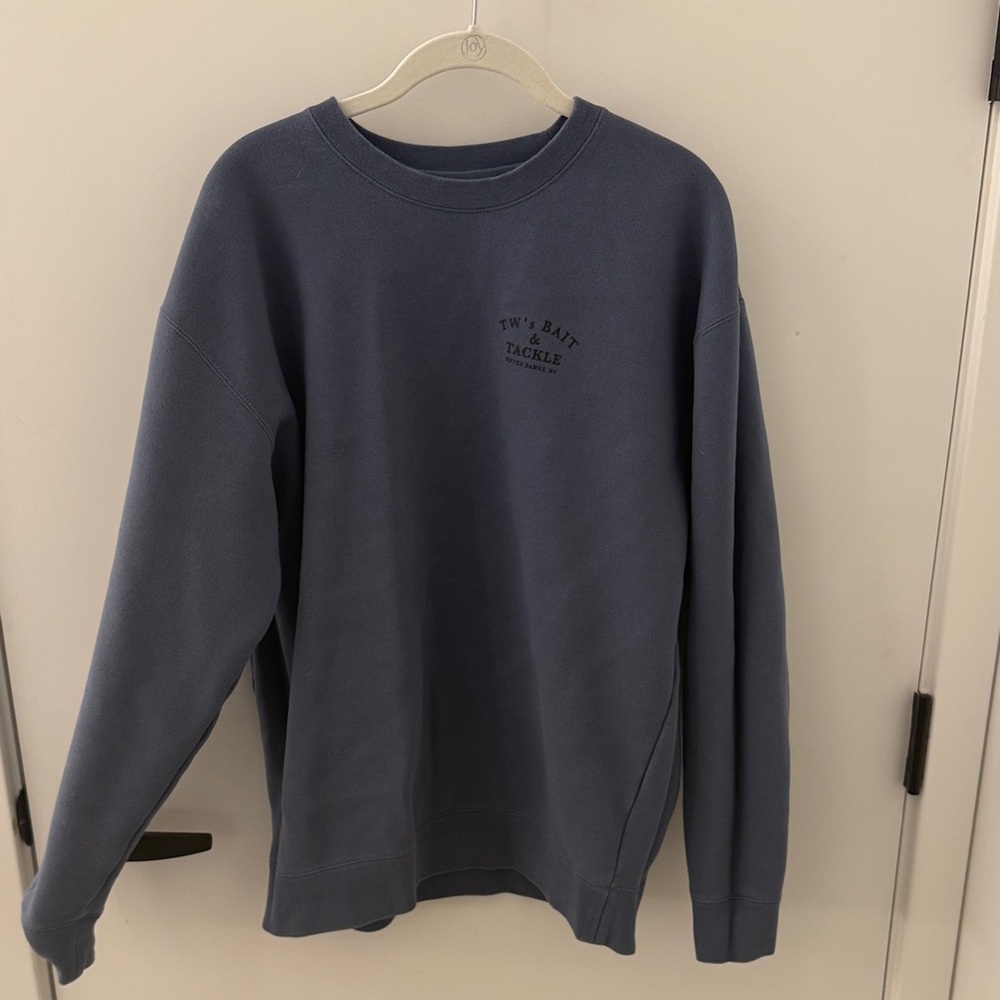 Men's Crewneck Sweater in Navy Blue